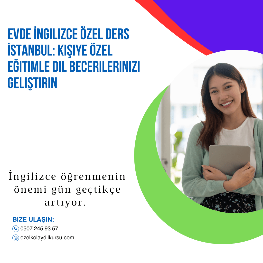Evde İngilizce Özel Ders İstanbul
